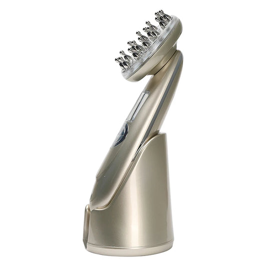 RF Laser Hair Growth Comb – Red Light Therapy & EMS Massager for Hair Regrowth
