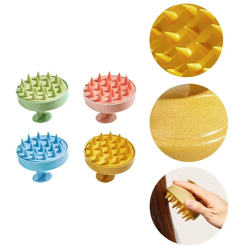 Soft Scalp Massage Brush – Wet & Dry Deep Conditioning